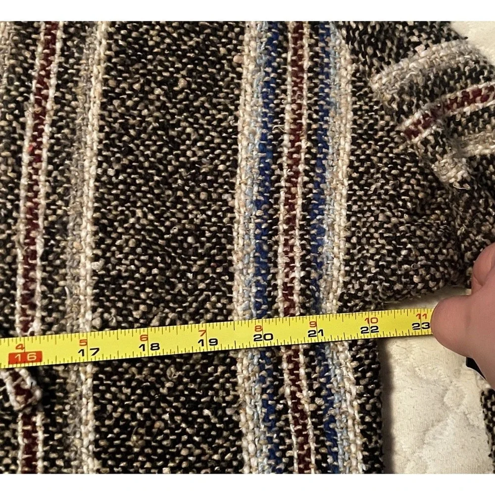 Artesanias‎ Baja Poncho Hoodie Pullover Mexico Unisex Size XL